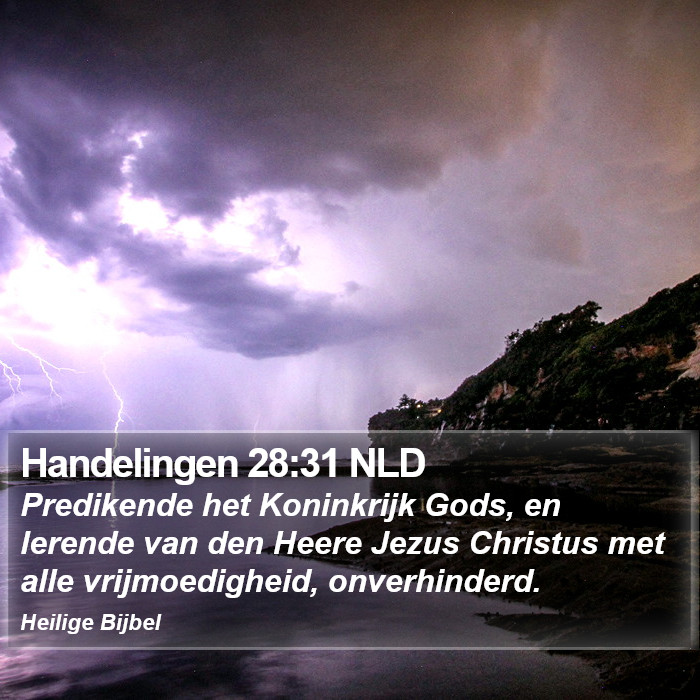 Handelingen 28:31 NLD Bible Study