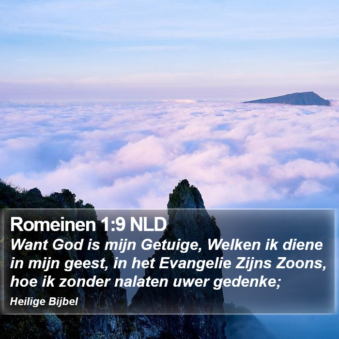 Romeinen 1:9 NLD Bible Study