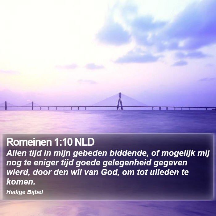 Romeinen 1:10 NLD Bible Study