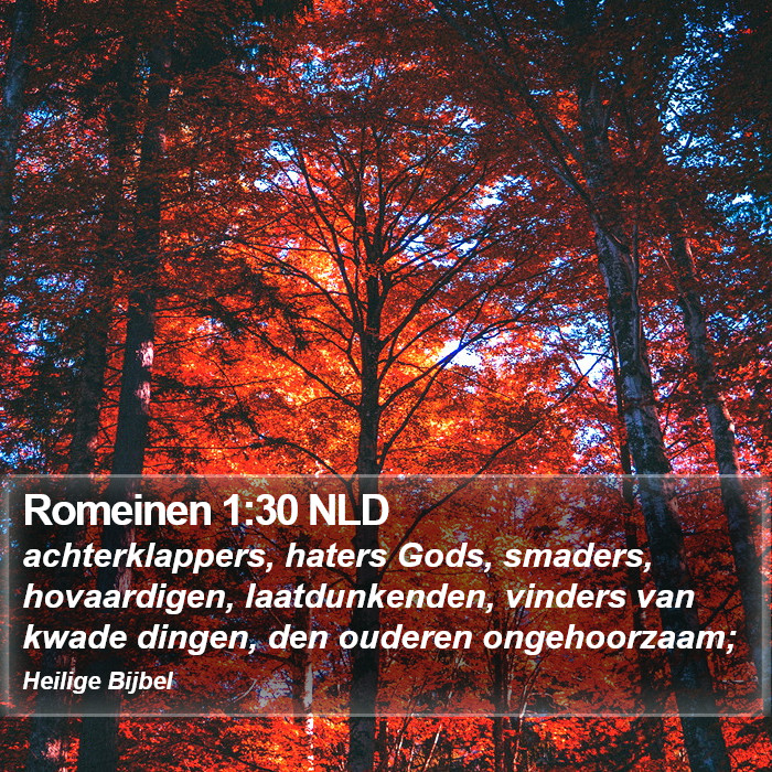 Romeinen 1:30 NLD Bible Study