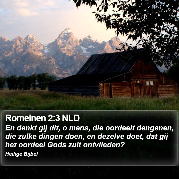Romeinen 2:3 NLD Bible Study