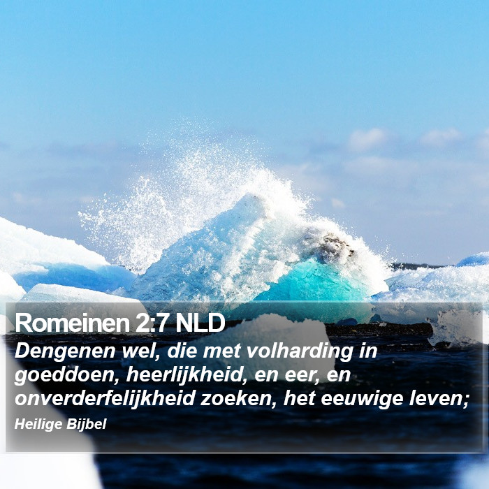 Romeinen 2:7 NLD Bible Study