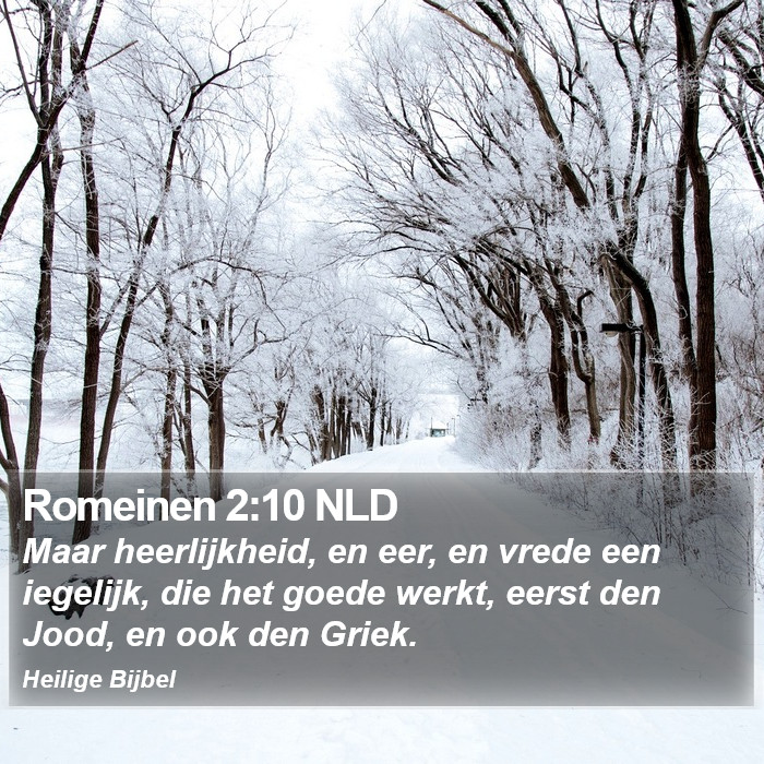 Romeinen 2:10 NLD Bible Study