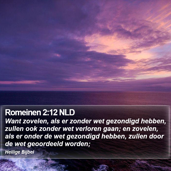 Romeinen 2:12 NLD Bible Study