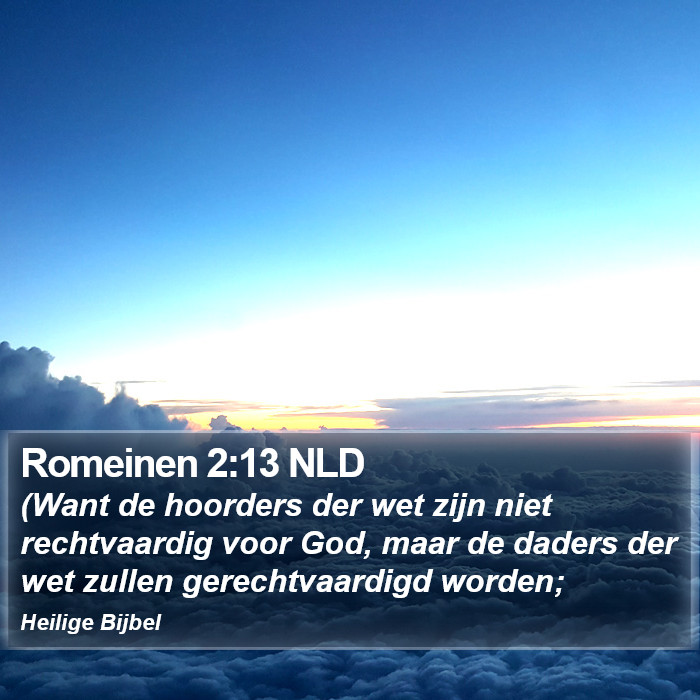 Romeinen 2:13 NLD Bible Study