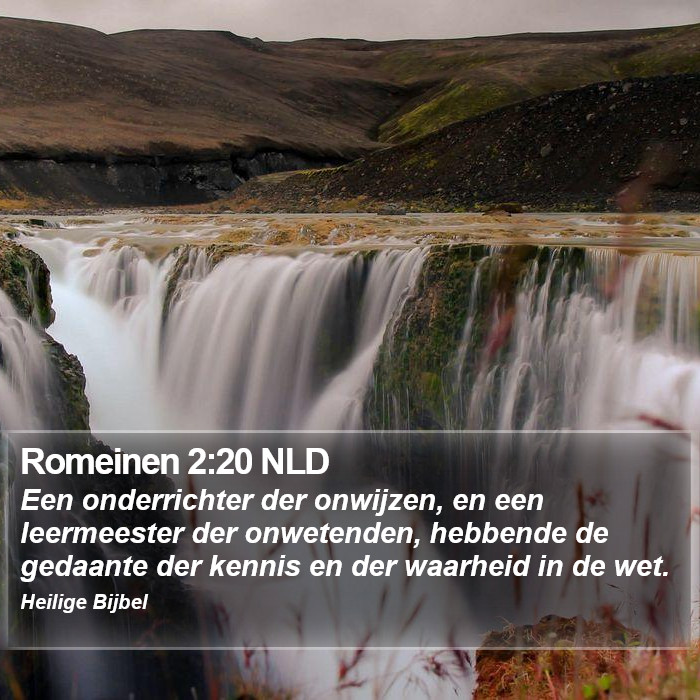 Romeinen 2:20 NLD Bible Study