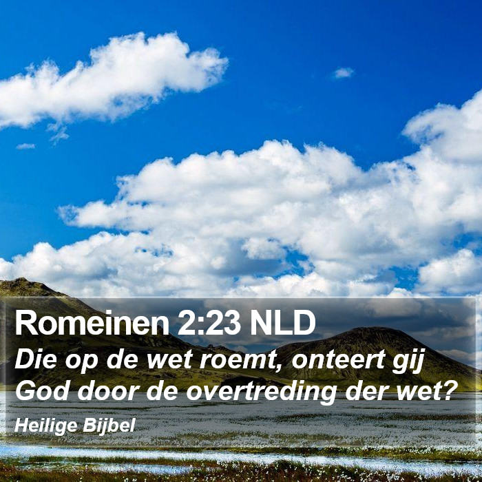 Romeinen 2:23 NLD Bible Study