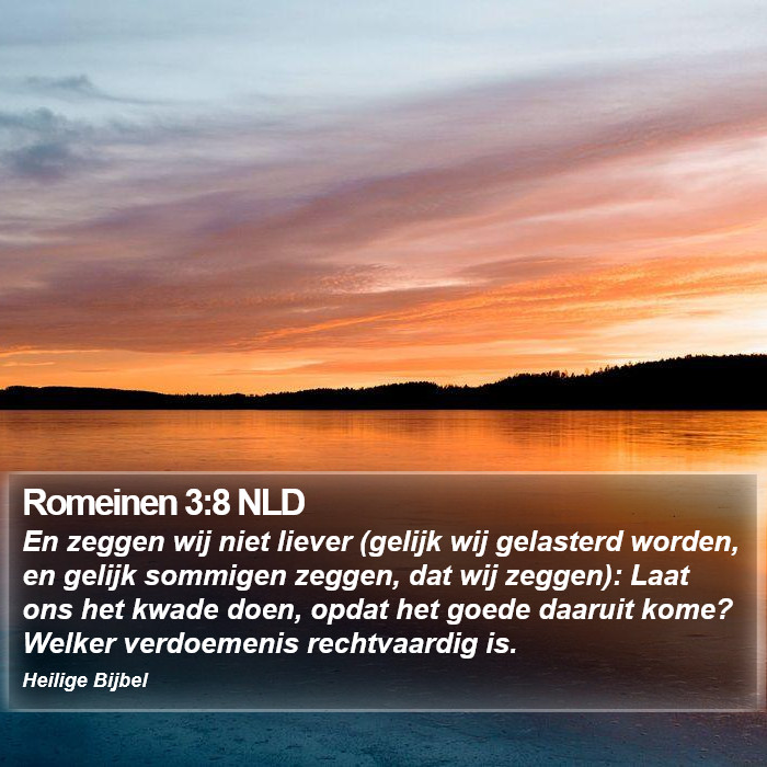 Romeinen 3:8 NLD Bible Study