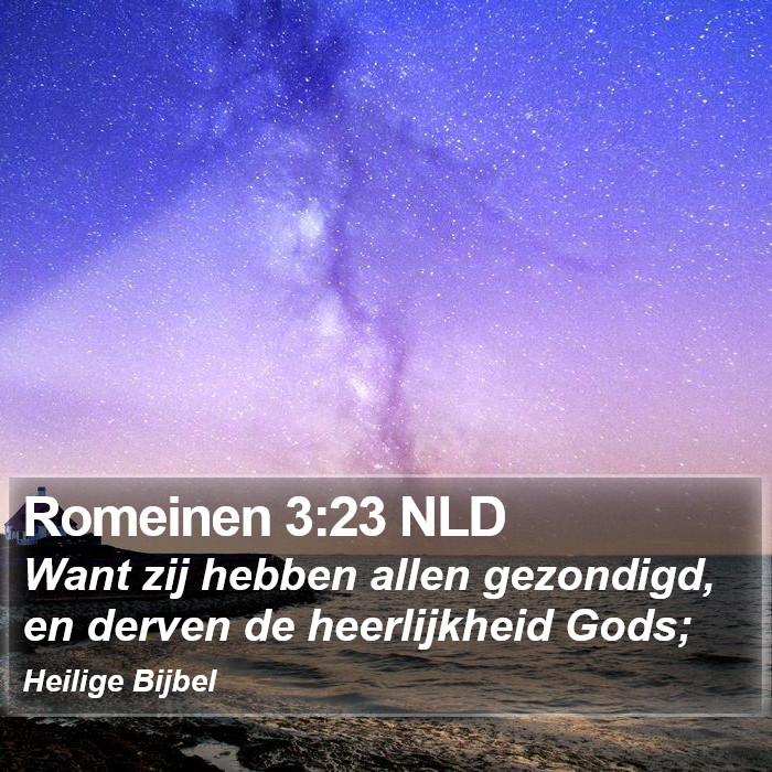 Romeinen 3:23 NLD Bible Study