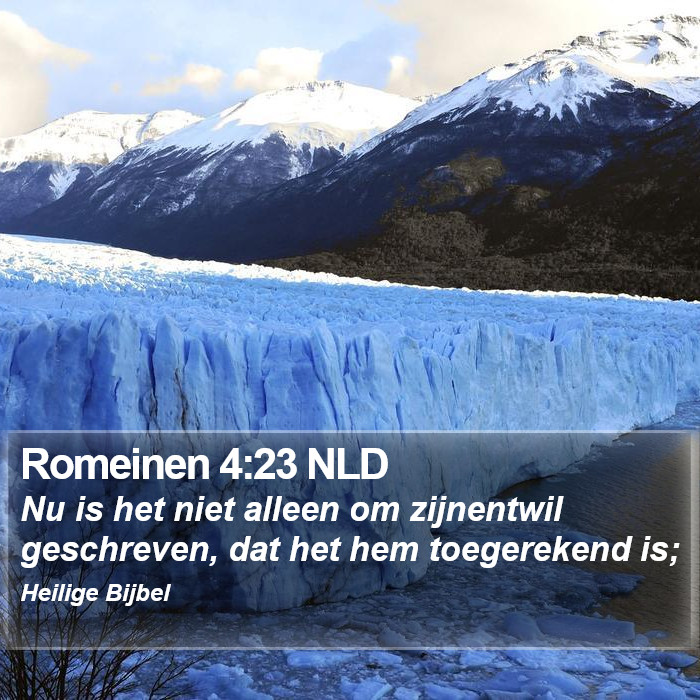 Romeinen 4:23 NLD Bible Study