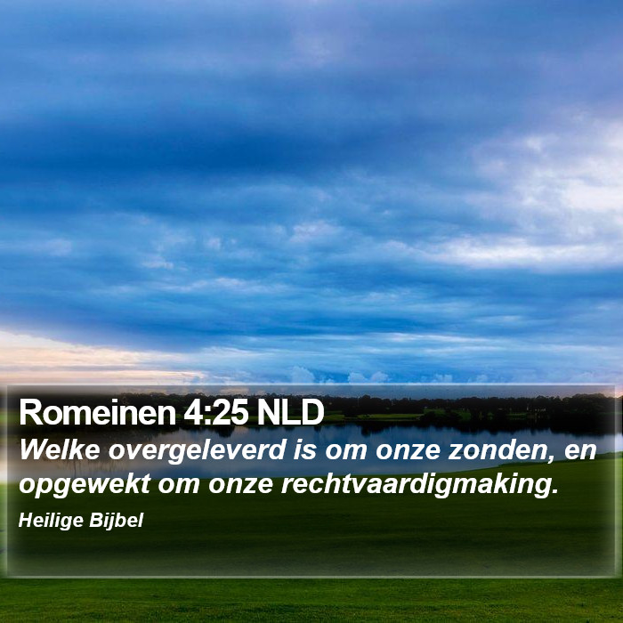 Romeinen 4:25 NLD Bible Study