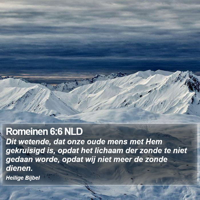 Romeinen 6:6 NLD Bible Study
