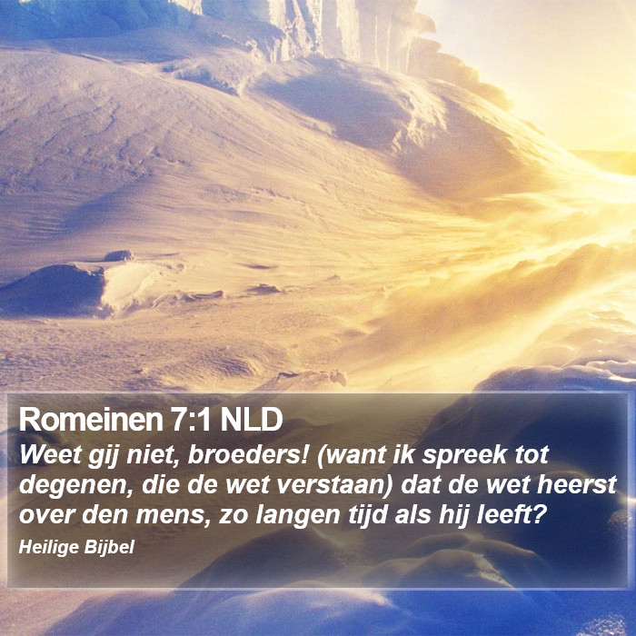 Romeinen 7:1 NLD Bible Study