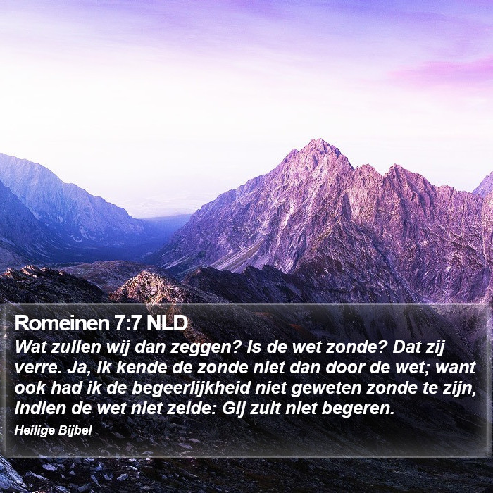 Romeinen 7:7 NLD Bible Study