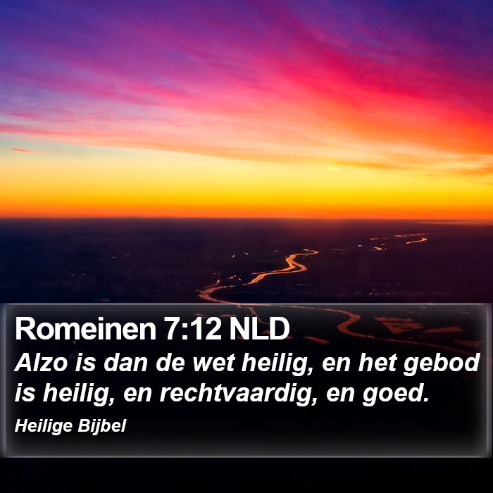 Romeinen 7:12 NLD Bible Study