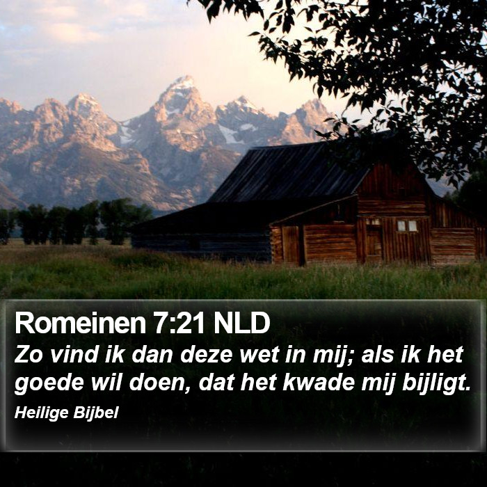 Romeinen 7:21 NLD Bible Study