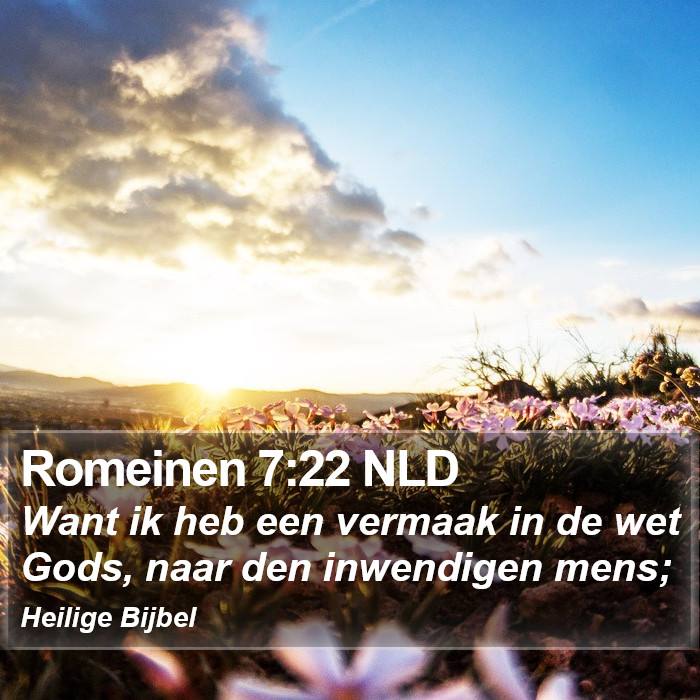 Romeinen 7:22 NLD Bible Study