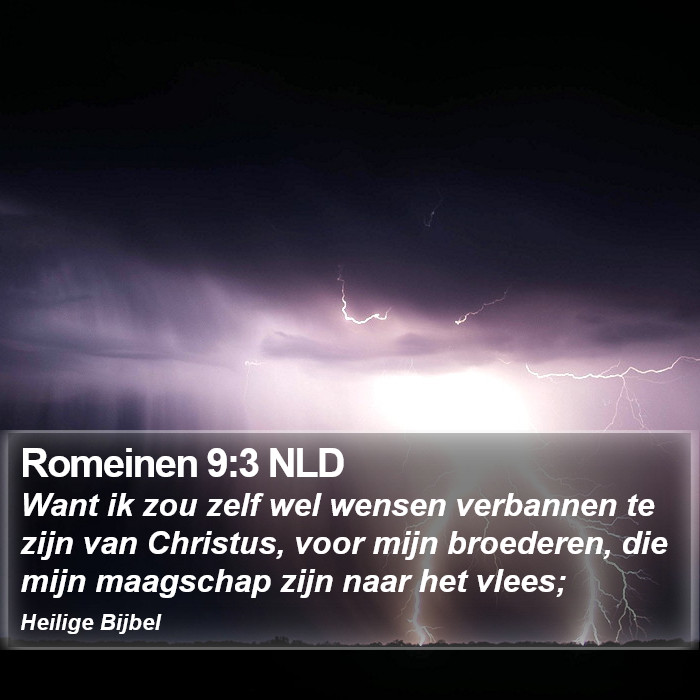 Romeinen 9:3 NLD Bible Study