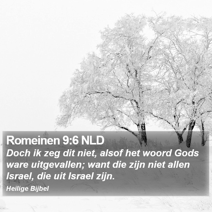 Romeinen 9:6 NLD Bible Study