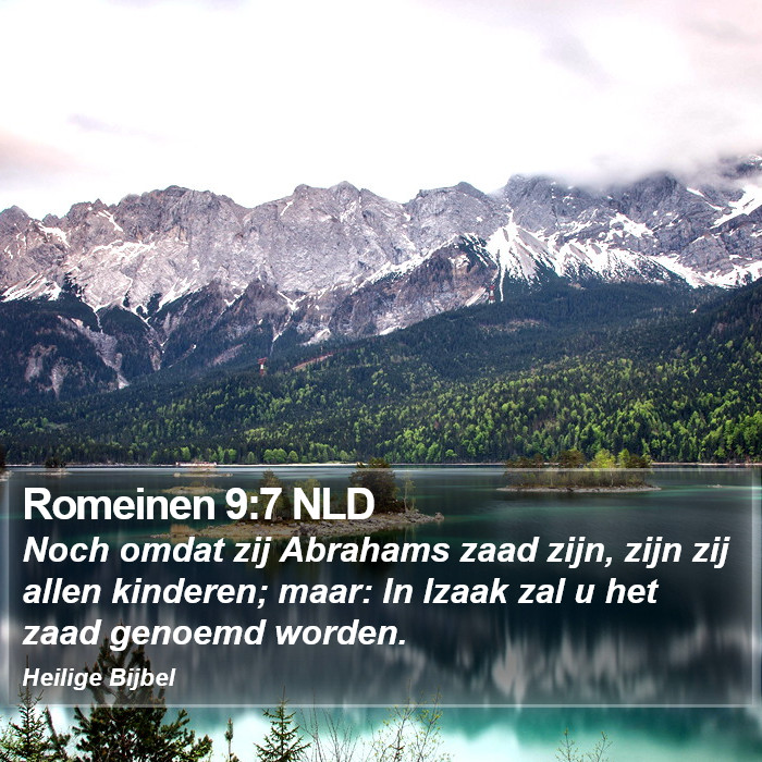 Romeinen 9:7 NLD Bible Study