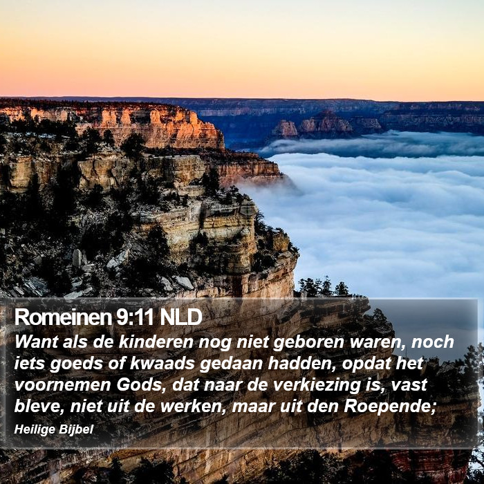Romeinen 9:11 NLD Bible Study