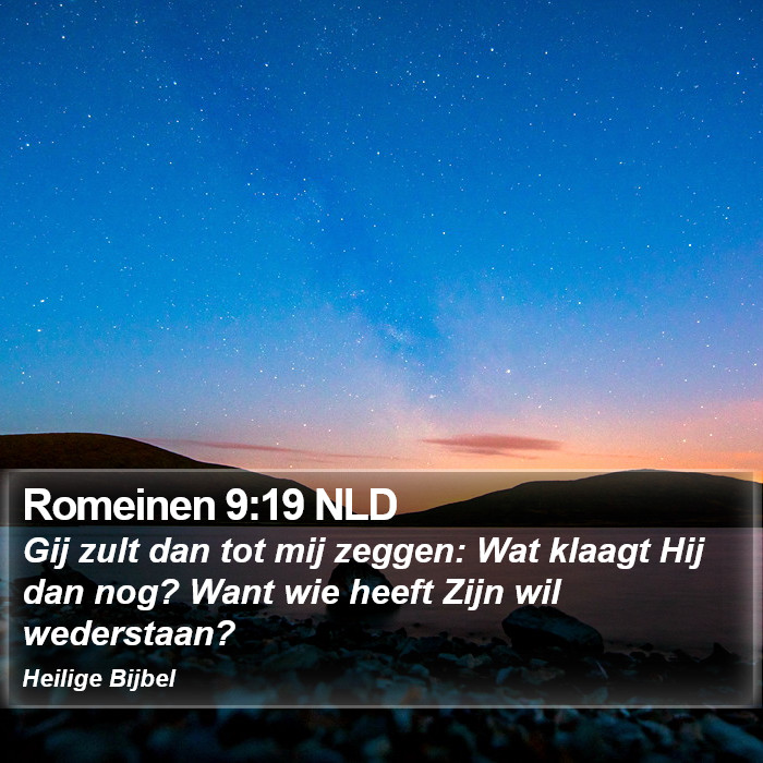 Romeinen 9:19 NLD Bible Study