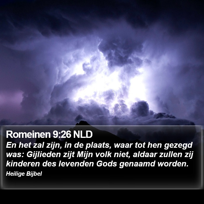 Romeinen 9:26 NLD Bible Study