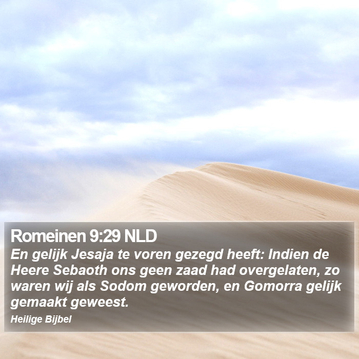 Romeinen 9:29 NLD Bible Study