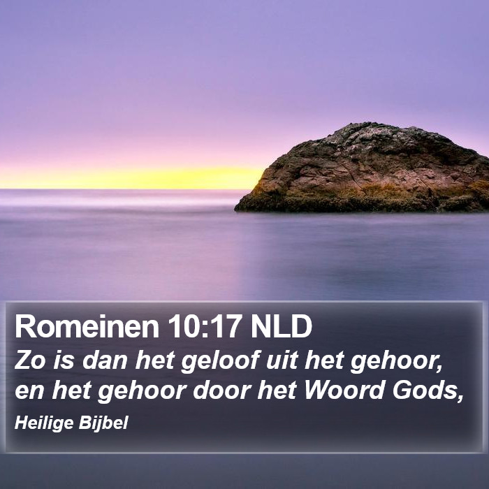 Romeinen 10:17 NLD Bible Study