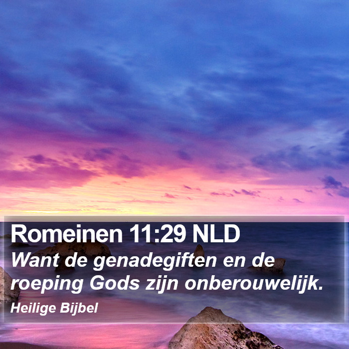 Romeinen 11:29 NLD Bible Study