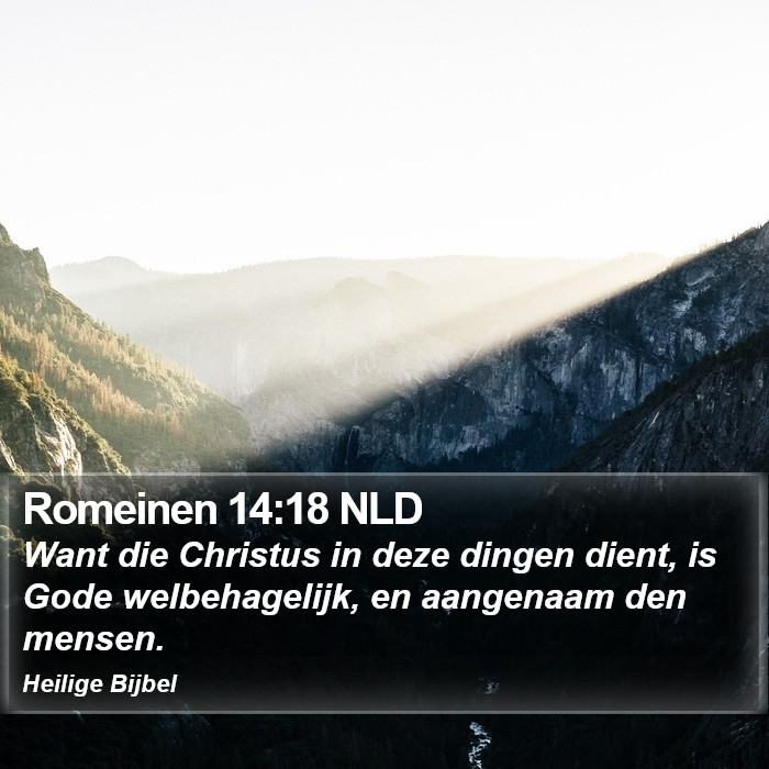 Romeinen 14:18 NLD Bible Study
