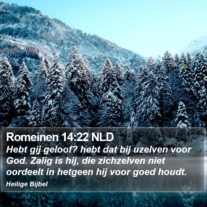 Romeinen 14:22 NLD Bible Study