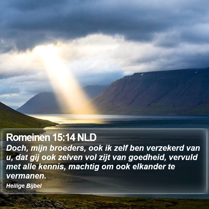 Romeinen 15:14 NLD Bible Study