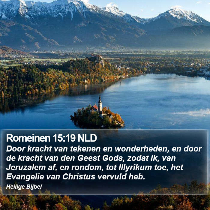 Romeinen 15:19 NLD Bible Study