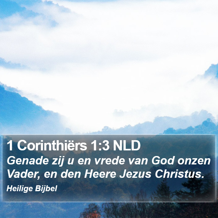 1 Corinthiërs 1:3 NLD Bible Study