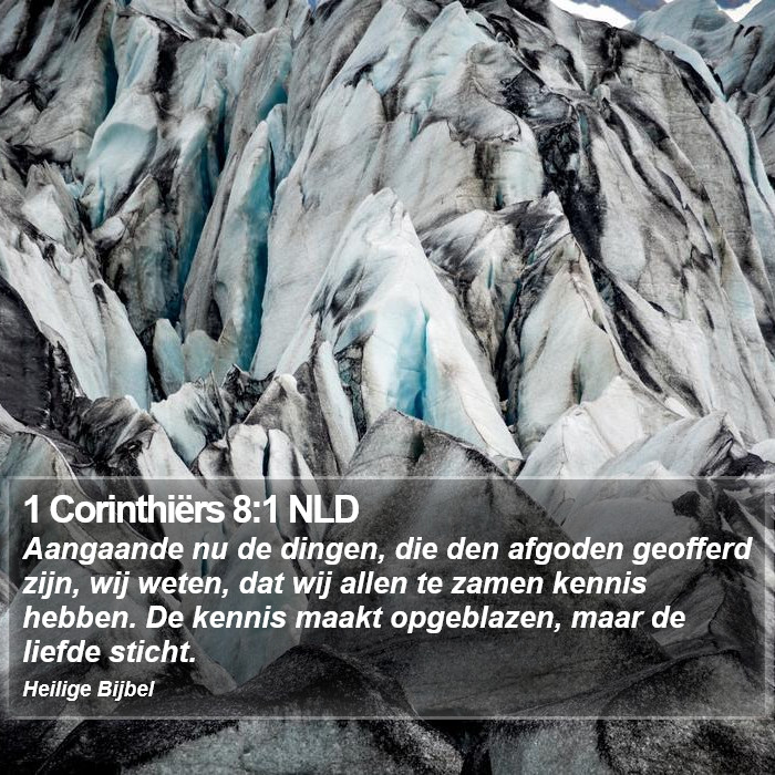 1 Corinthiërs 8:1 NLD Bible Study