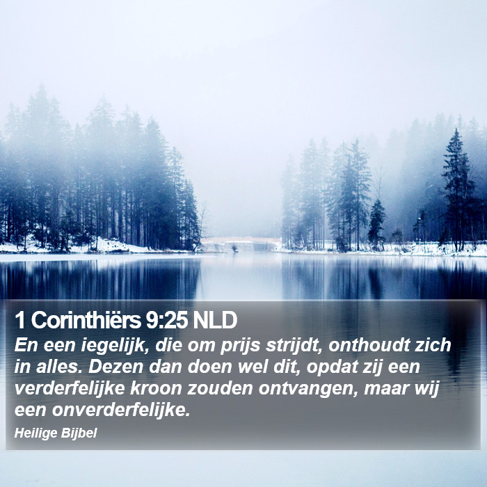 1 Corinthiërs 9:25 NLD Bible Study