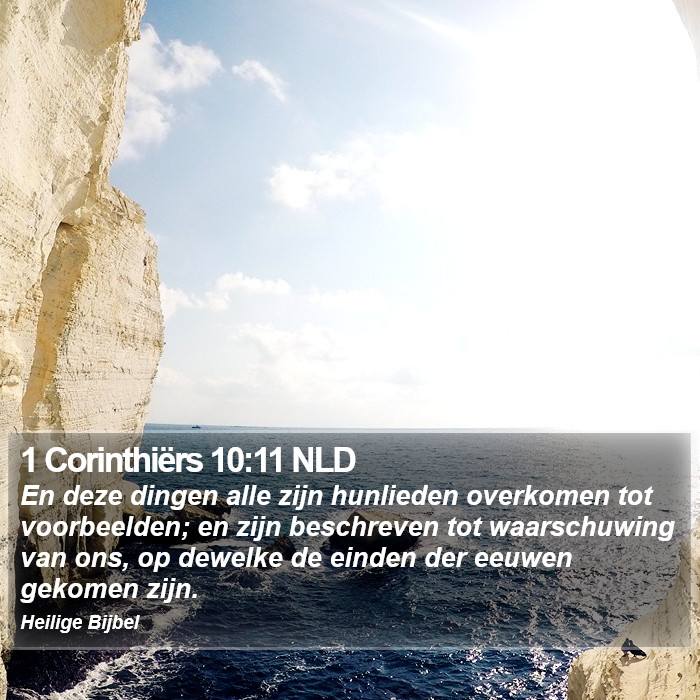 1 Corinthiërs 10:11 NLD Bible Study