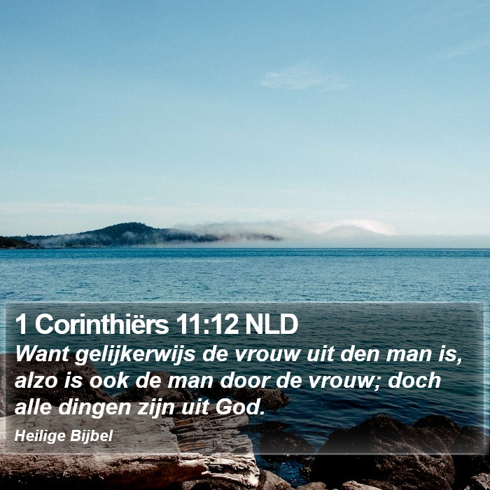 1 Corinthiërs 11:12 NLD Bible Study