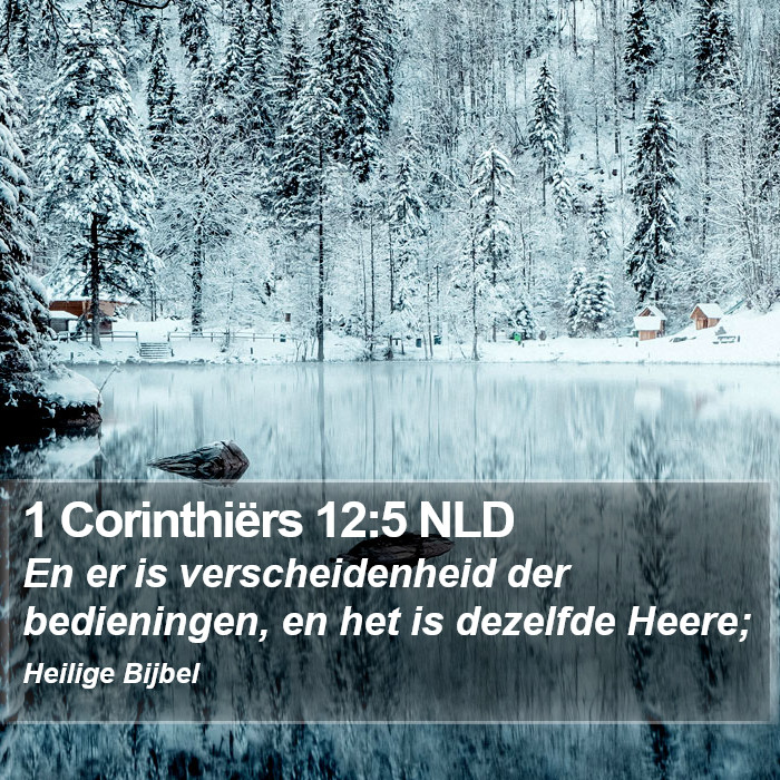 1 Corinthiërs 12:5 NLD Bible Study