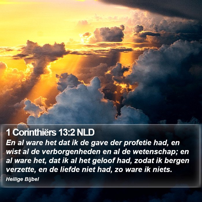 1 Corinthiërs 13:2 NLD Bible Study