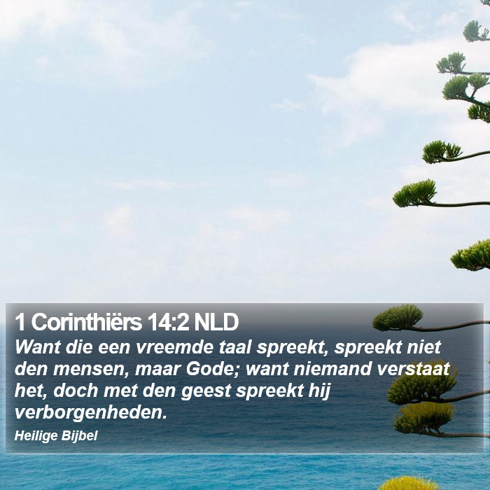 1 Corinthiërs 14:2 NLD Bible Study