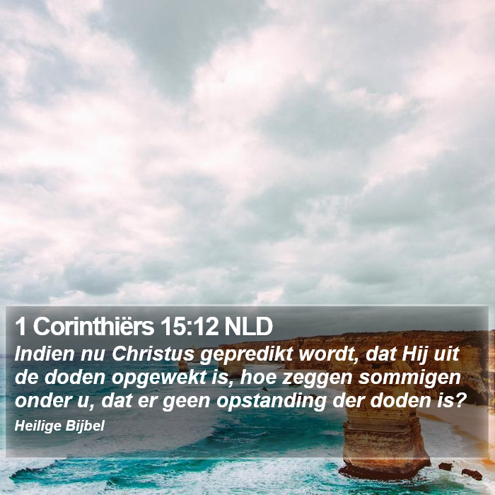 1 Corinthiërs 15:12 NLD Bible Study