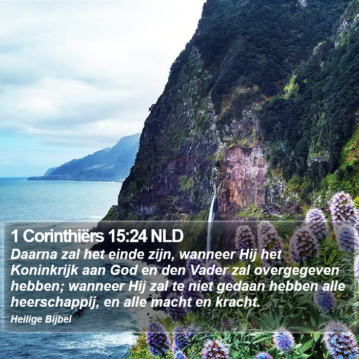 1 Corinthiërs 15:24 NLD Bible Study