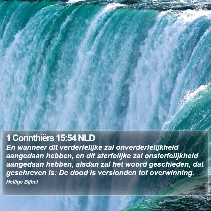 1 Corinthiërs 15:54 NLD Bible Study