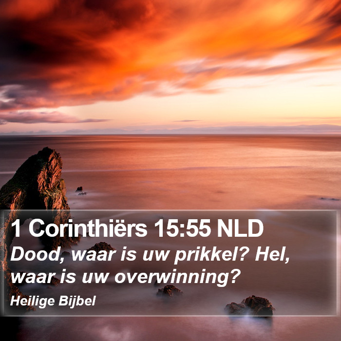 1 Corinthiërs 15:55 NLD Bible Study