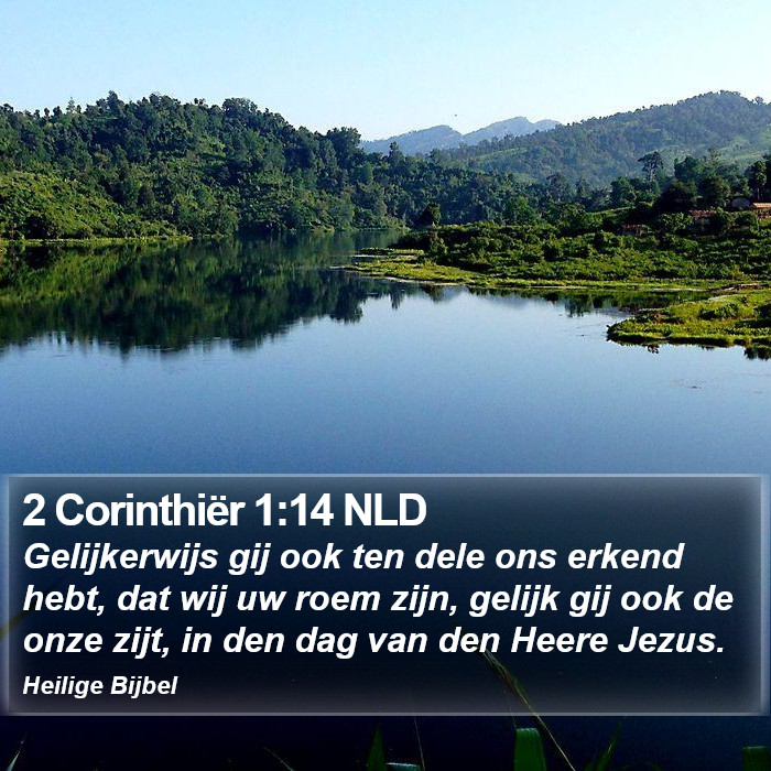 2 Corinthiër 1:14 NLD Bible Study