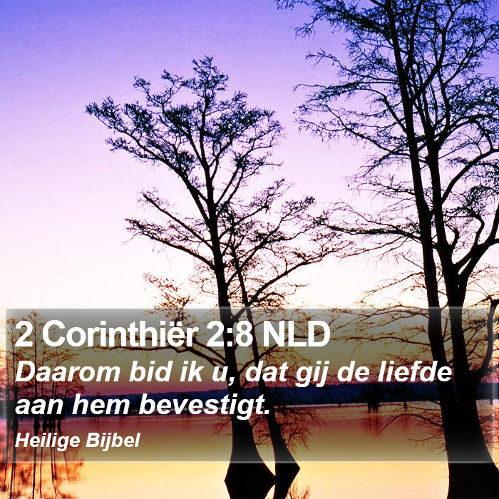 2 Corinthiër 2:8 NLD Bible Study