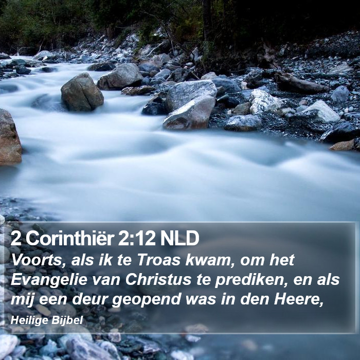 2 Corinthiër 2:12 NLD Bible Study