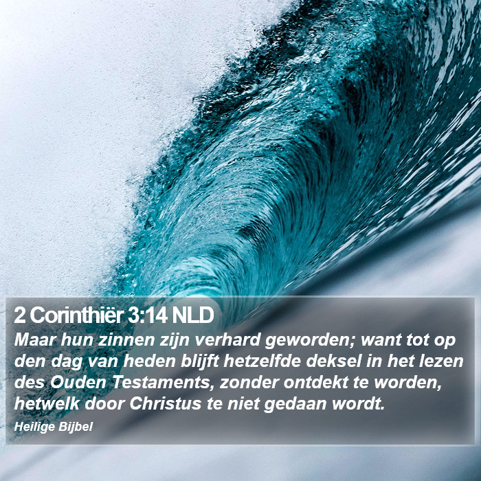 2 Corinthiër 3:14 NLD Bible Study